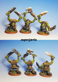 Warhammer Orcs by superjavix