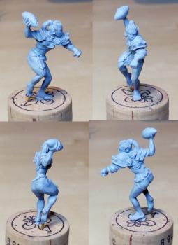 Female Orc Thrower by chaos spawn