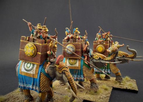 28mm Aventine Miniatures ~ Successor/Seleucid Armoured Elephants by avalonindustries2040