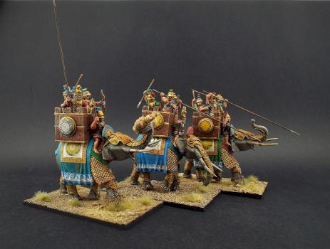 28mm Aventine Miniatures ~ Successor/Seleucid Armoured Elephants by avalonindustries2040