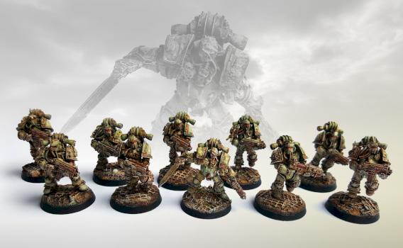 Death guard squad of Nurgle (I) by philydorf