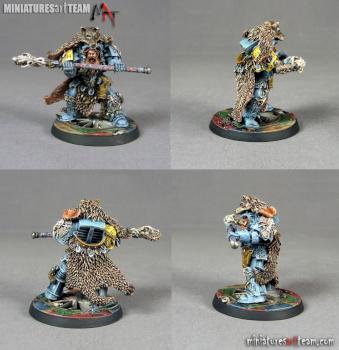 Warhammer 40k Space Wolves Njal Stormcaller in Terminator Armour by goblin1980