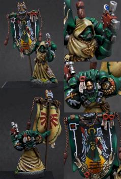 Dark Angels banner bearer by 311random