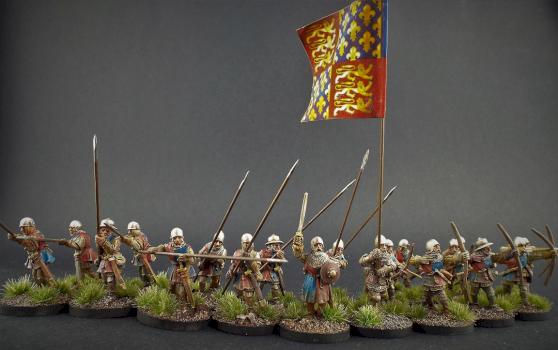 28mm Claymore Castings - English Medieval retinue. by avalonindustries2040