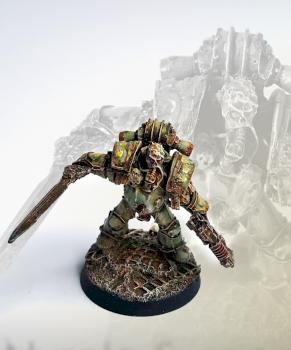 Nurgle Sergeant conversion by philydorf