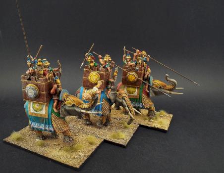 28mm Aventine Miniatures ~ Successor/Seleucid Armoured Elephants by avalonindustries2040