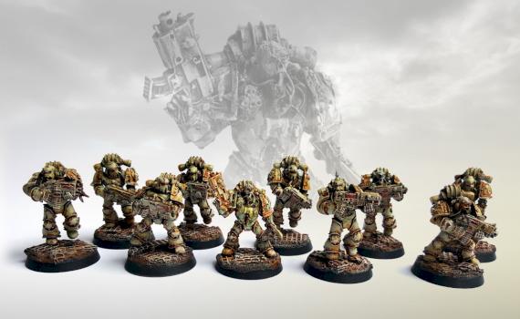 Death guard squad of Nurgle (II) by philydorf