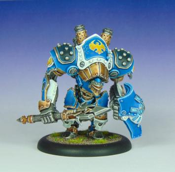 Cygnar Centurion Heavy Warjack by SuperblyPaintedMiniatures