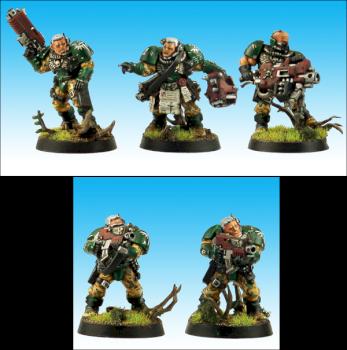 Dark Angels Space Marine Scouts by Jambot13