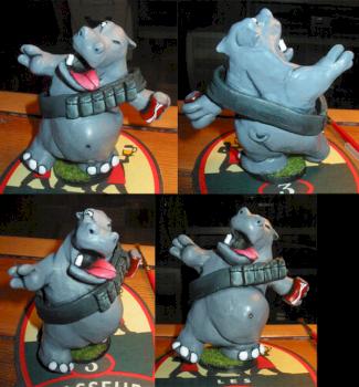 Heavy Hippo - Scratch Made Figure by Malveaux