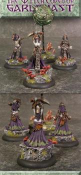 Cryx Witch Coven of Garlghast by ModelPainter