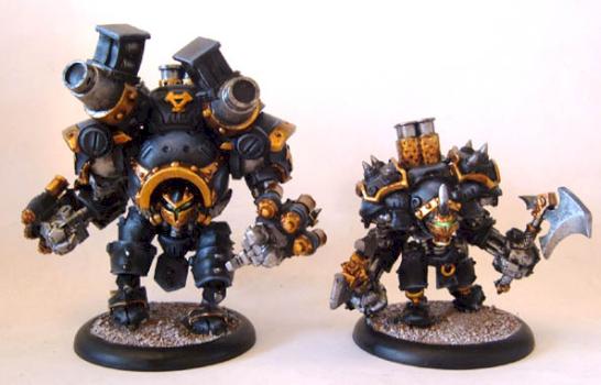 WARMACHINE Khador Behemoth and Berzerker by Otar