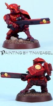 Tau Vior'la Fire Warrior by Tinweasel