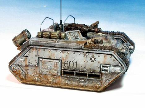 Imperial Guard Penal Legion Salamander command Tank by DukeSparta