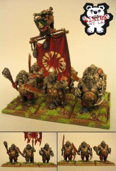 Ogre Kingdoms BULLS regiment by Misiek