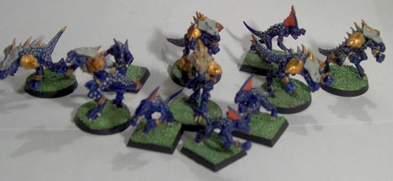 Lizardman BloodBowl Team by Whiskysour