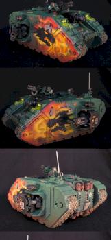 Space Marines Salamander Land Raider by Arkon