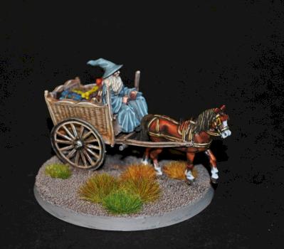 Gandalf the Grey on a Cart by FeldungAnfauglir