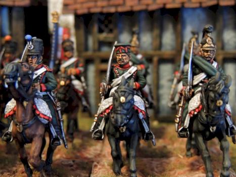 Macro of 1th French chasseurs a cheval by Thau