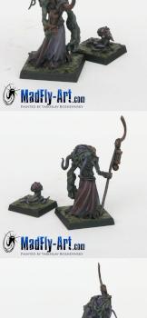 Sorcerer of Pestilence with familiar by MadFlyArtStudio