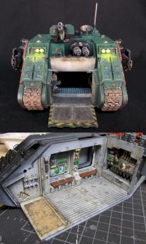 Space Marine Salamander Land Raider Details by Arkon