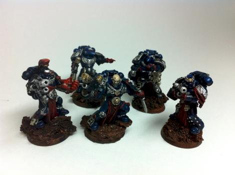 Crimson Fist Sternguard Veteran Squad by Robby_Westside