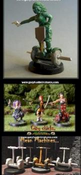 Boudica: Amazon on Zegway. by Gary Hunt Miniatures