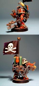 Huron Blackheart - Space Marine Pirate Captain by Rob Jedi