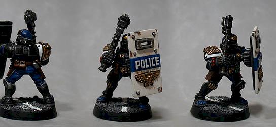 Adeptus Arbite RIOT trooper 3 up by Rob Jedi