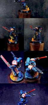 Space Marine Corps from Reddit minipainting contest by DiceCritters