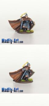 Kneeling Elf Warrior with Sword by MadFlyArtStudio