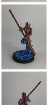 Wasserelementar-Nixe from Assassin Miniatures by Leslie Flynn