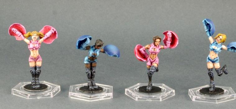 Dreadball Cheerleaders by Voltar.79