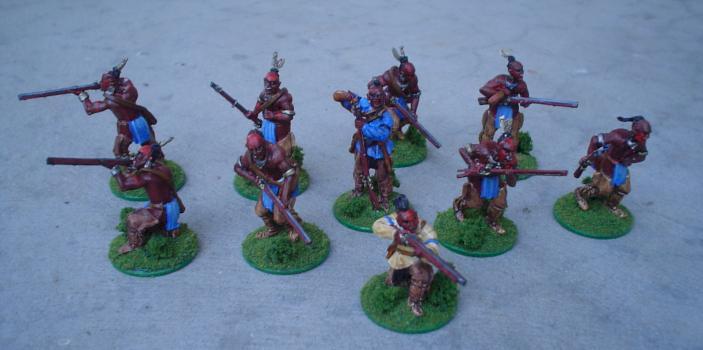 French Indian War Mi'kmaq Scouts by cygnus46