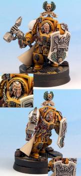 Imperial Fist Captain Lysander by Wiltrichs