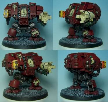 Blood Angels Dreadnought by Quantra