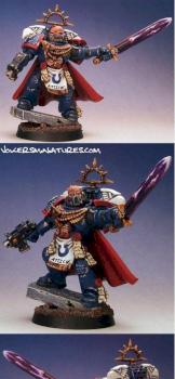 Ultramarines Captain Marcus Atticus by jokersminiatures