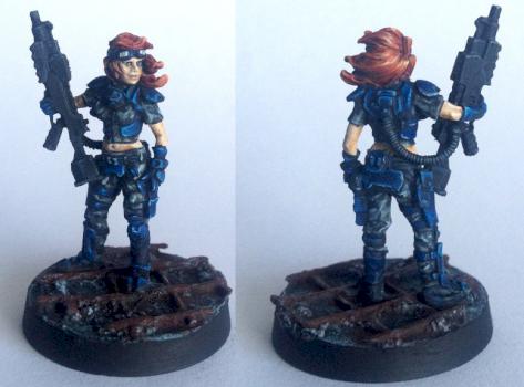 Female Firebrand Conscript by Caillte