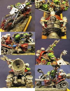 Warboss on warbike by Avin