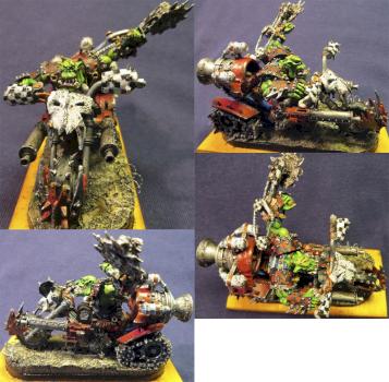 Warboss on warbike by Avin