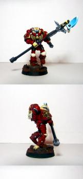 A space marine with a relic halberd by Twenty Third