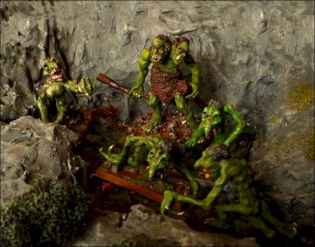 My Troll sculpts & converted Otherworld Hill Giant Ettin. by Atom