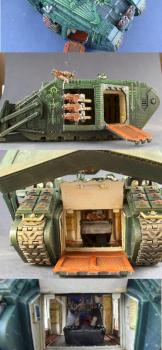 Dark Angels Land Raider Crusader Pre-Heresy style by Hortwerth