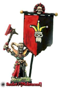 Skeleton standard bearer by saulot