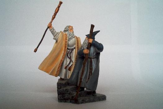 Gandalf et Saruman à Orthanc by tocniv