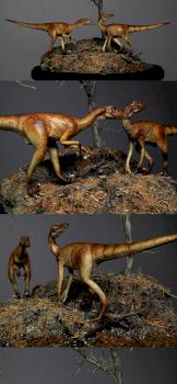 Velociraptor diorama by Tigershark Infinite