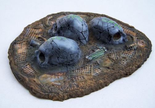 TERRAIN SCENERY DESECRATED SACRED GROUND-NECROLAD by philydorf