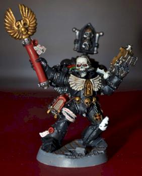 Black Templar Chaplain by ChoooChoooTemplar