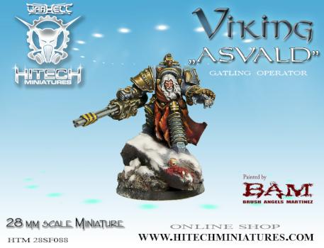 Asvald heavy weapon operator by hitechminiatures2