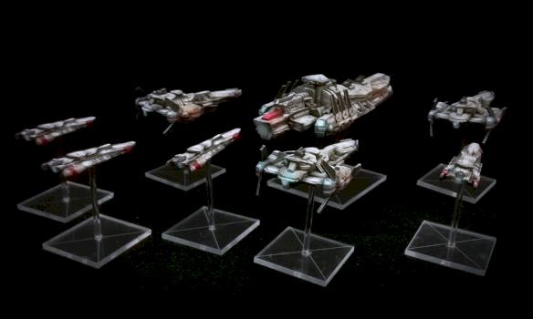 firestorm armada hawker industries fleet rear view by raivan